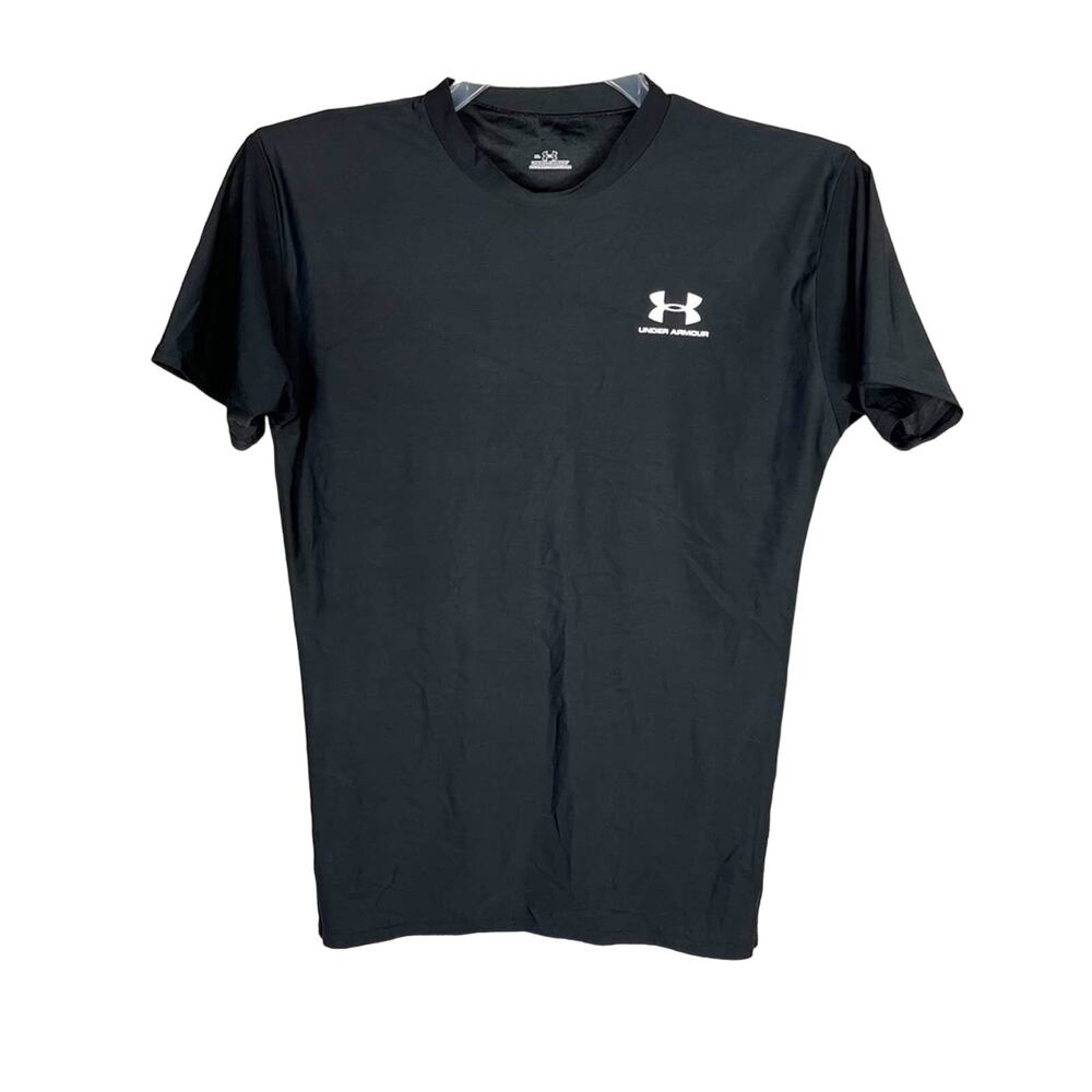 UNDER‎ ARMOUR Black Stretch T-Shirt Top Sz XL Activewear